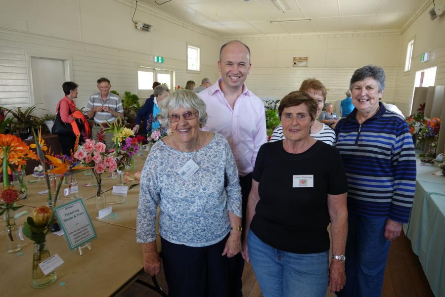 Matt Kean MP with the members of the Berowra Garden Club