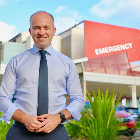 Matt Kean MP at Hornsby Hospital