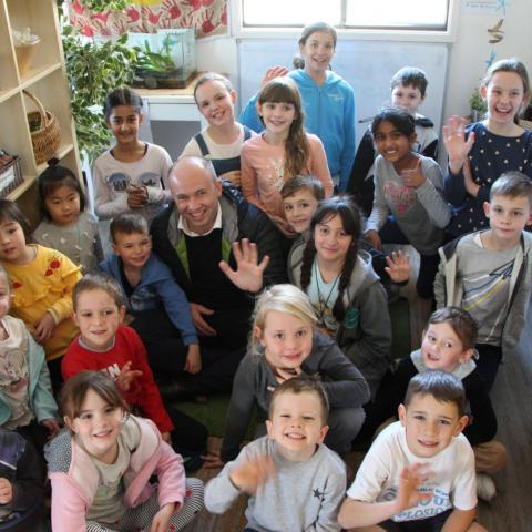 Matt Kean MP at Mount Colah Public School Before and After School Care