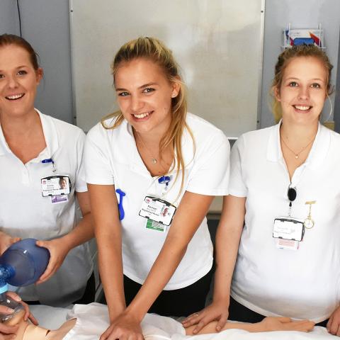 New nurses at Hornsby Hospital 