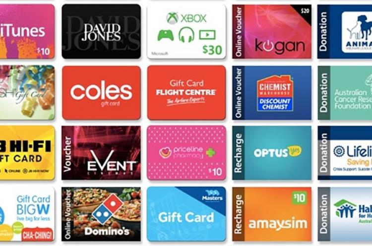 Buy gift cards - Australia Post