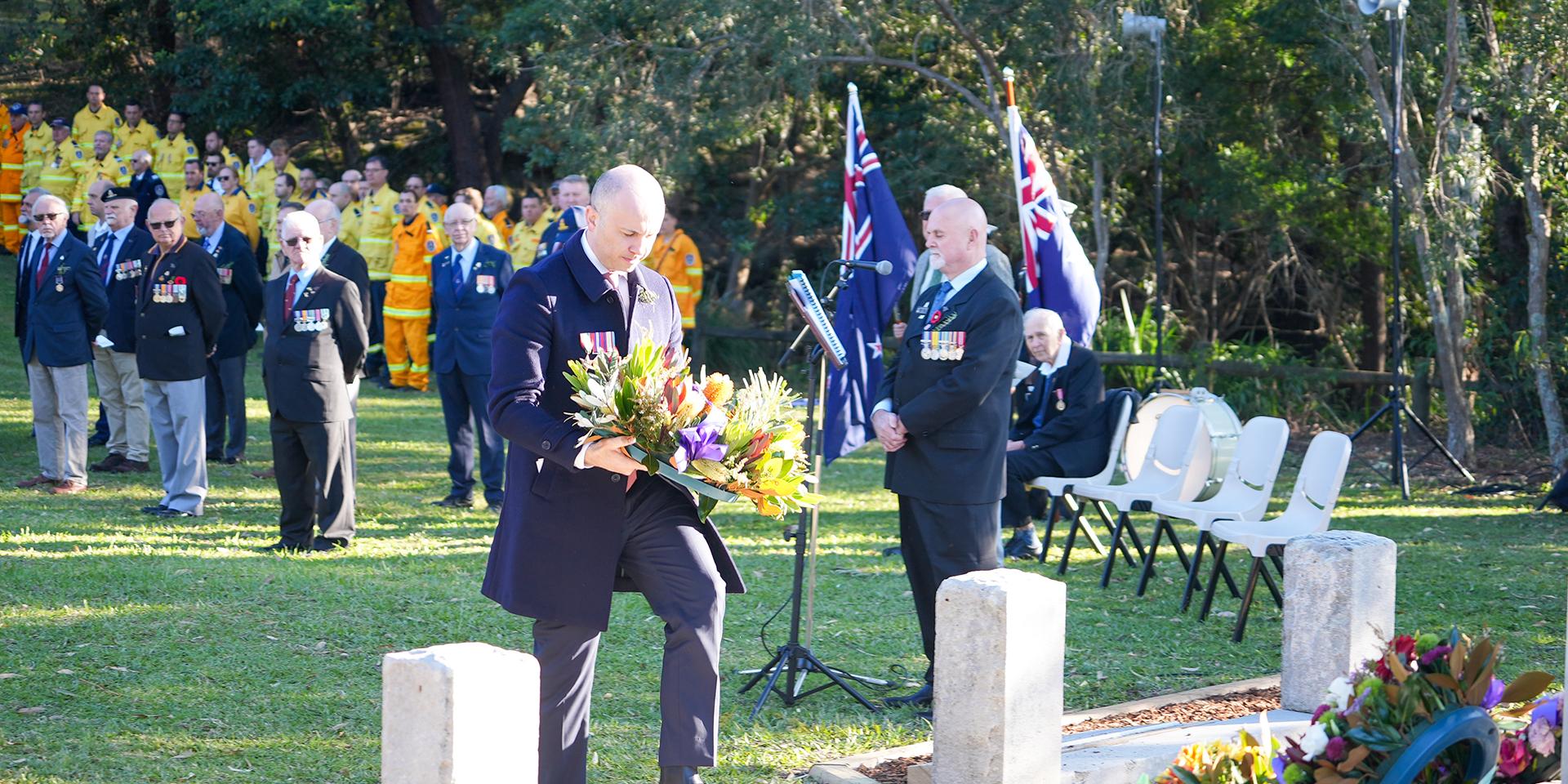 Member for Hornsby Matt Kean attends Berowra ANZAC Ceremony