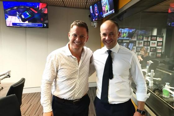 Minister Kean with Ben Fordham on 2GB