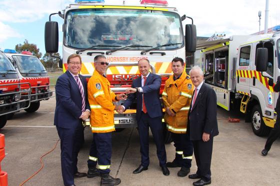 New trucks for Hornsby Heights and and Berowra RFS